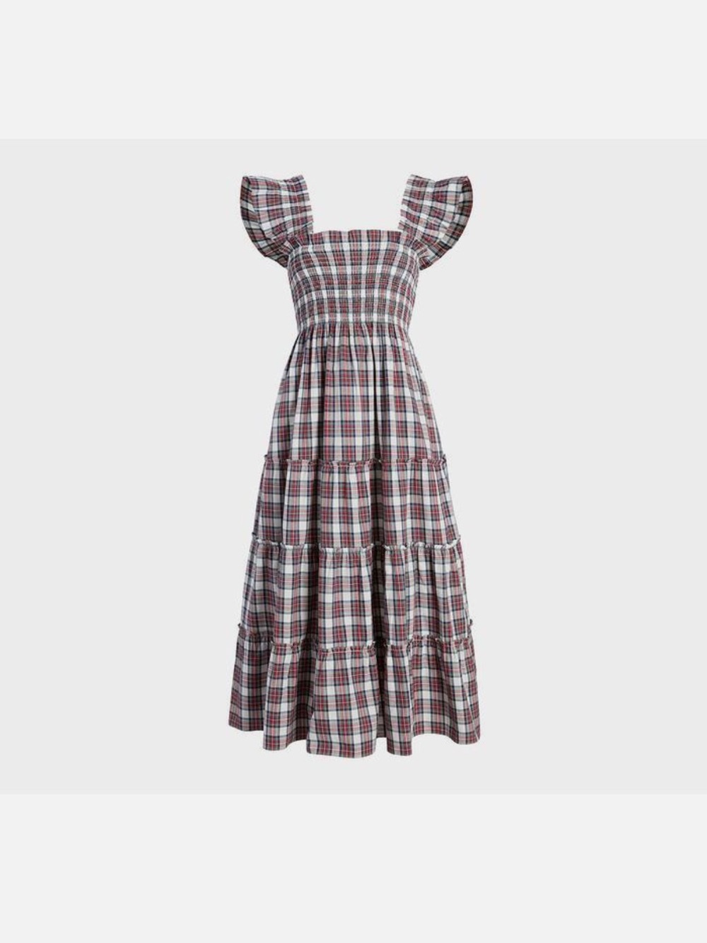 Hill house home multi tartan Ellie nap dress XS - Picture 1 of 8